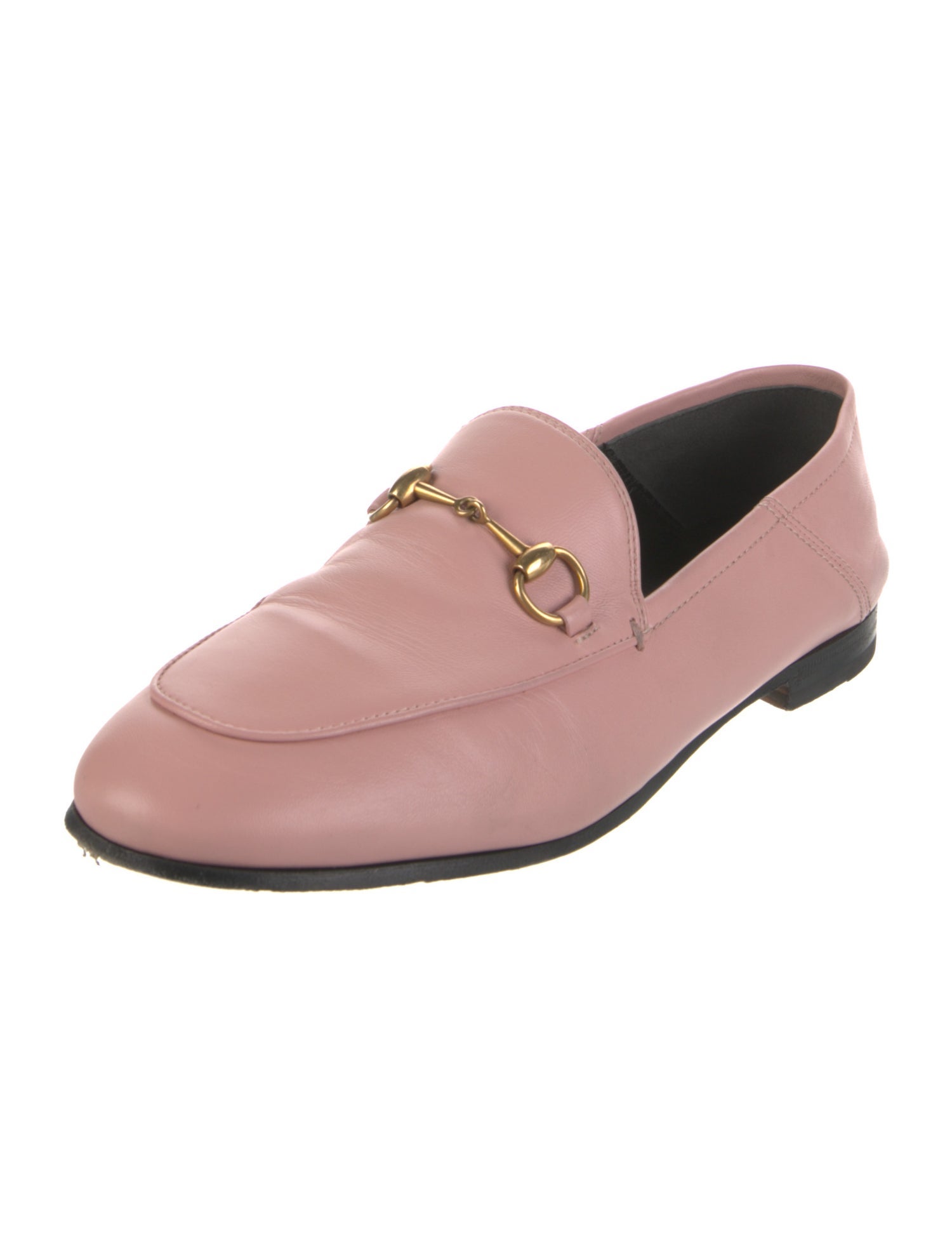 Gucci Horsebit Accent Leather Loafers