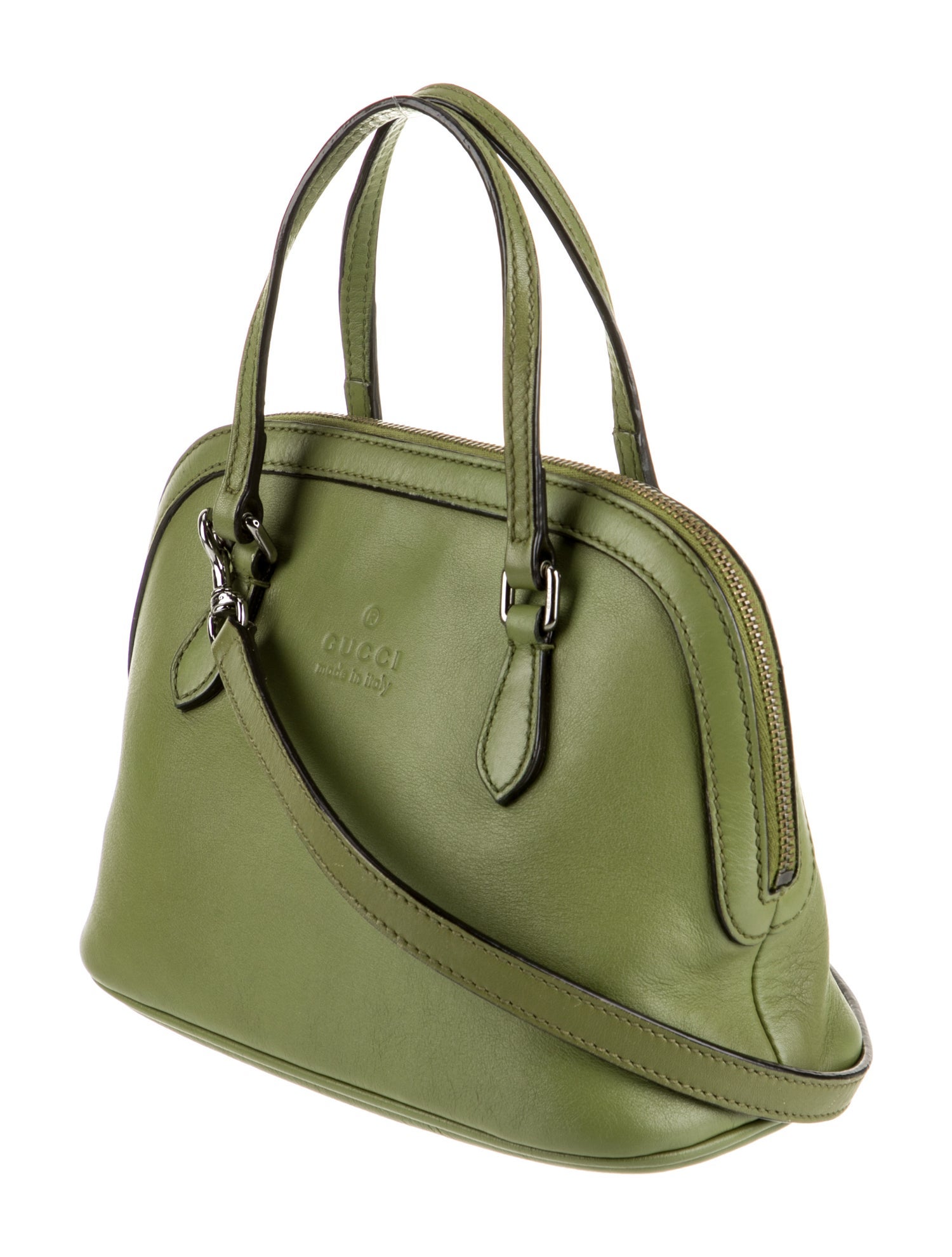 Gucci Leather Top Handle Bag