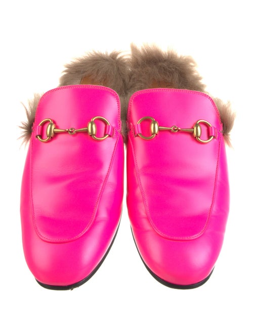 Gucci Horsebit Accent Leather Mules