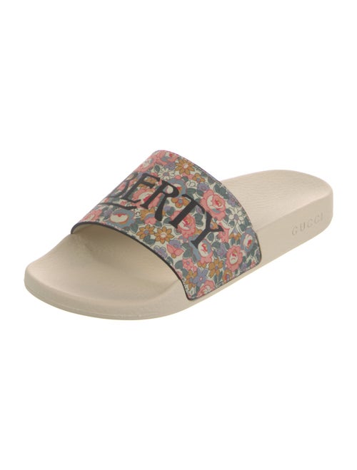 Gucci Web Accent Rubber Slides