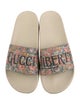 Gucci Web Accent Rubber Slides