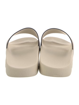 Gucci Web Accent Rubber Slides