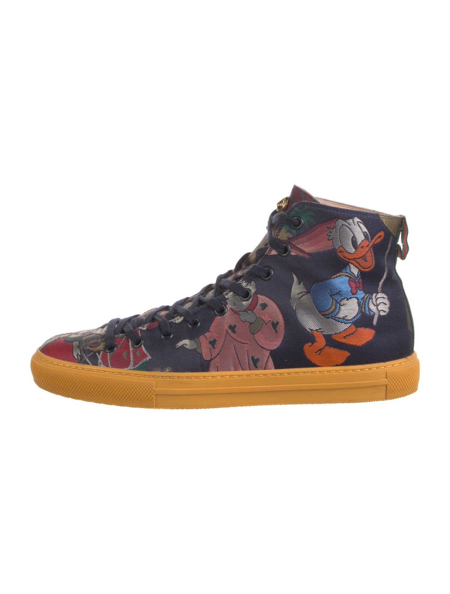 Gucci x Disney Web Accent Printed Sneakers