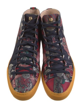 Gucci x Disney Web Accent Printed Sneakers