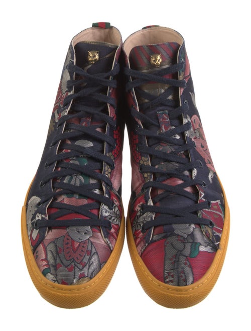 Gucci x Disney Web Accent Printed Sneakers