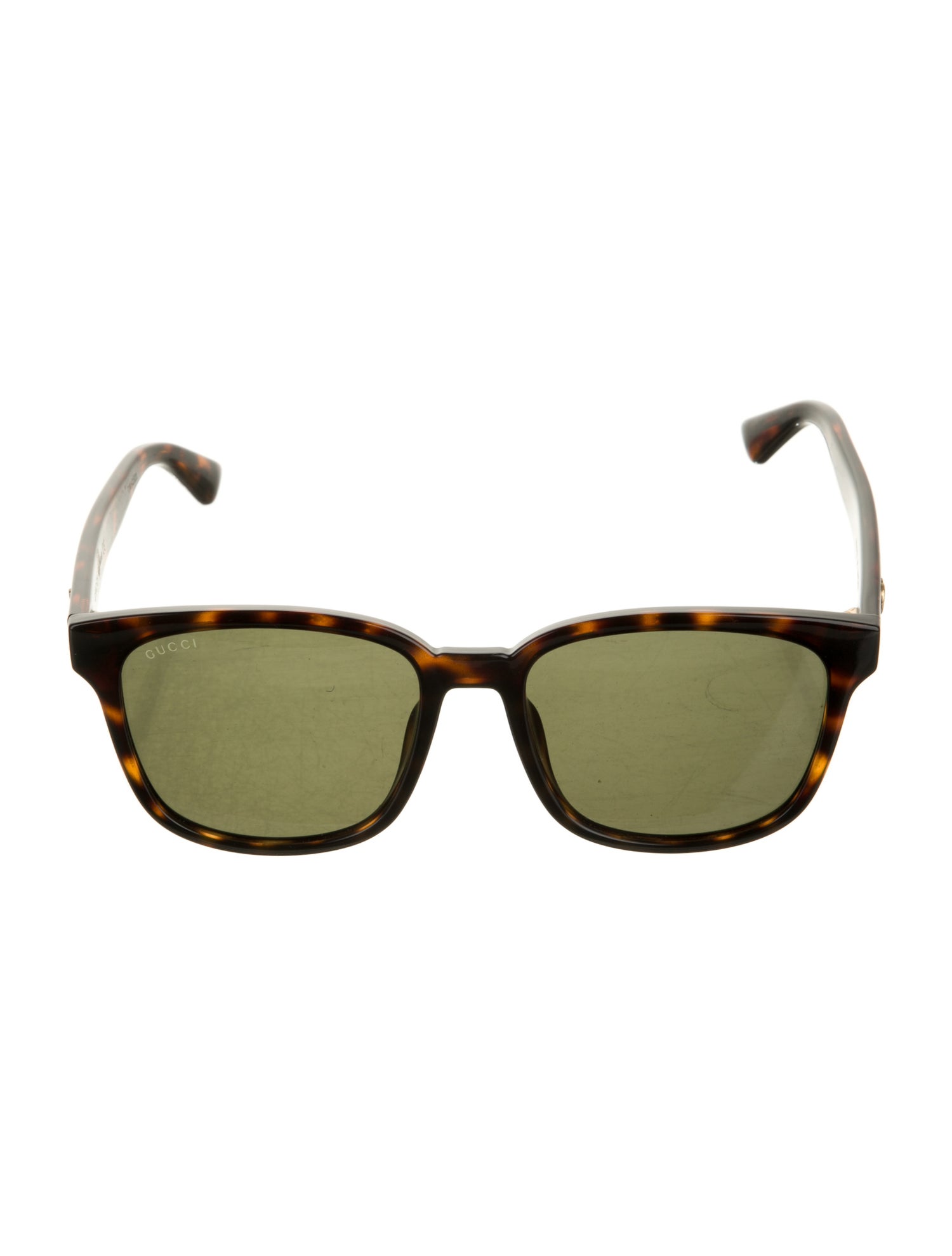 Gucci Double G Logo Square Sunglasses