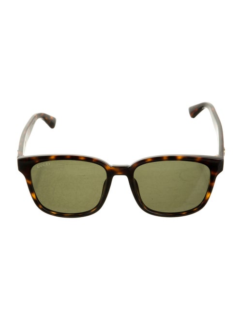 Gucci Double G Logo Square Sunglasses