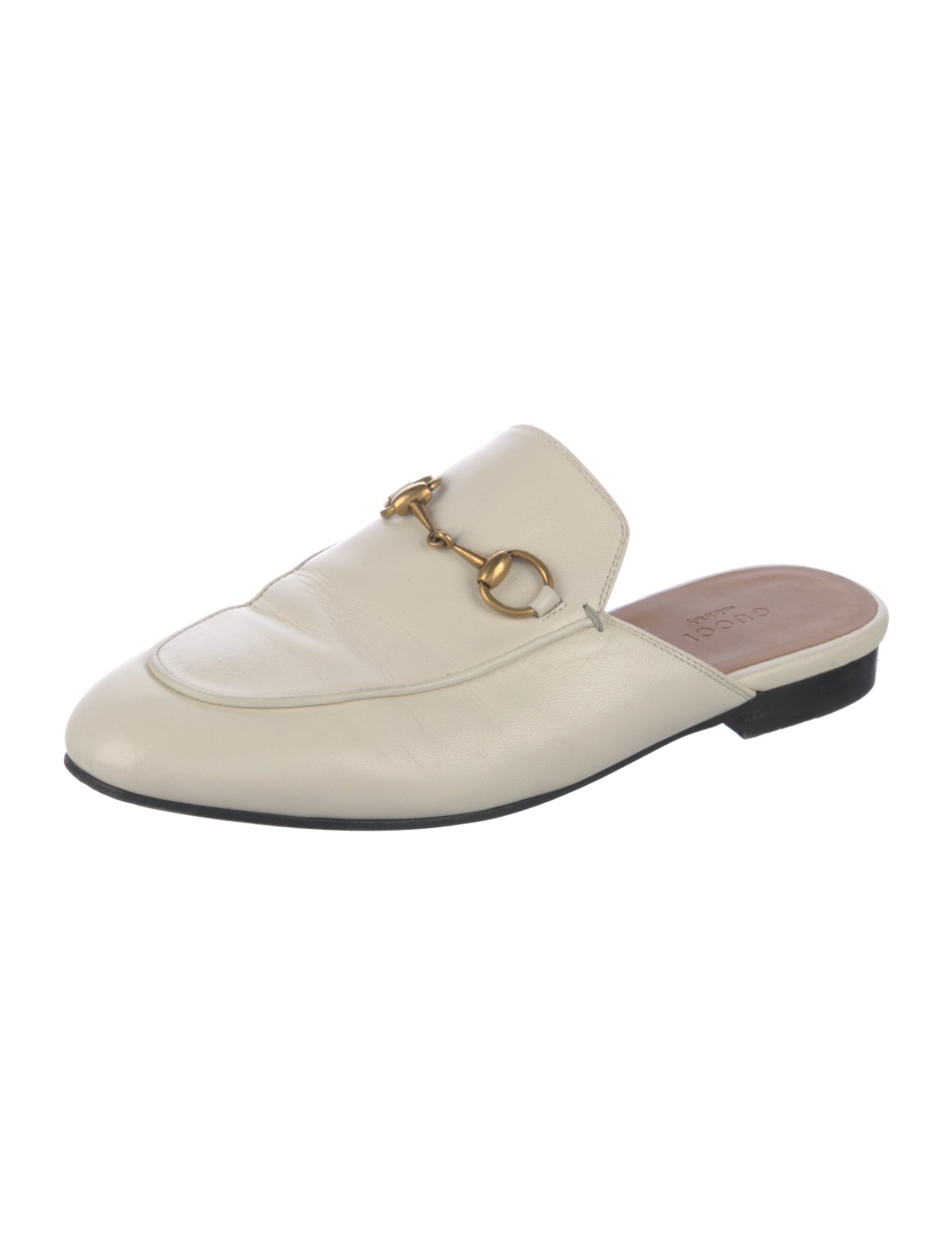 Gucci Horsebit Accent Leather Mules