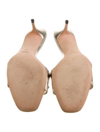 Gucci GG Signature Leather Slides