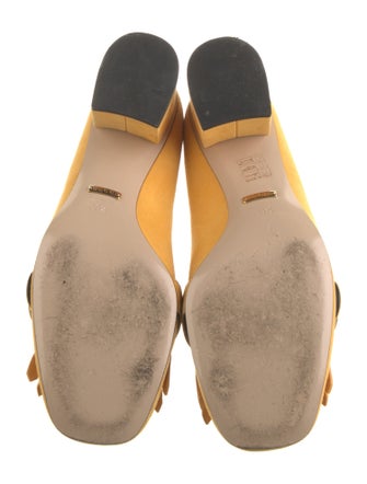 Gucci Double G Logo Suede Pumps