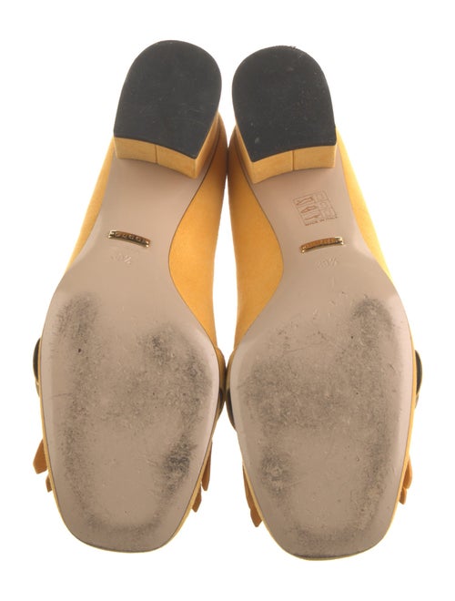 Gucci Double G Logo Suede Pumps