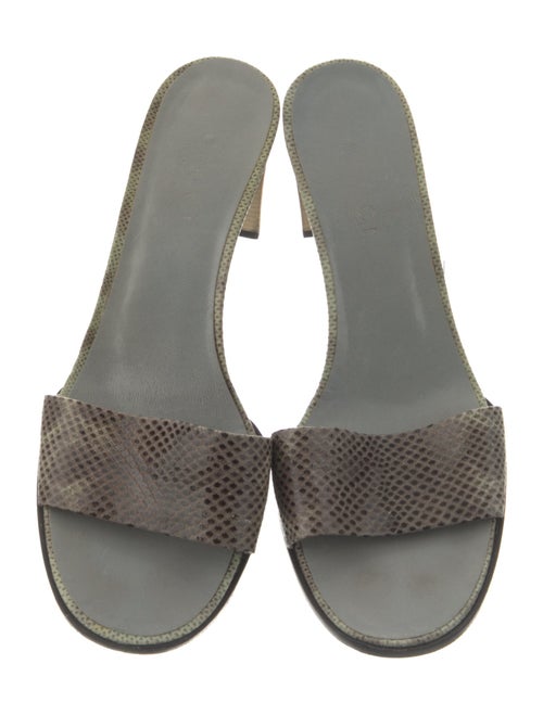 Gucci Karung Animal Print Slides