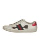 Gucci Web Accent Leather Sneakers