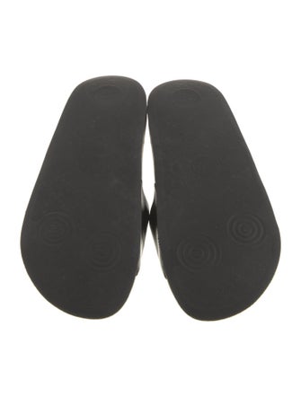 Gucci Interlocking G Logo Leather Slides