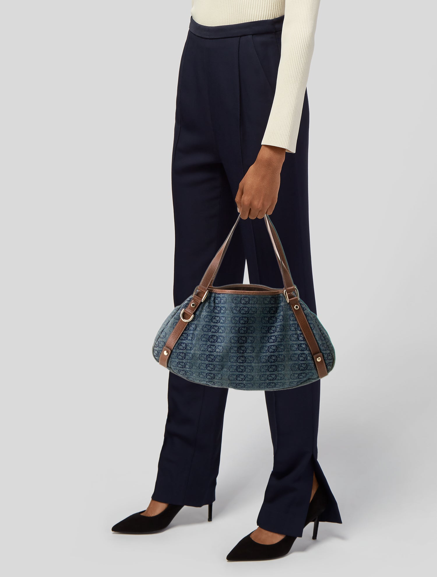 Gucci GG Denim Abbey Medium