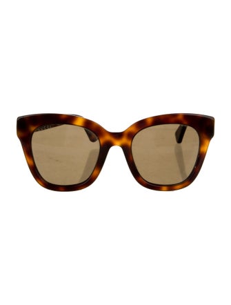 Gucci Cat-Eye Mirrored Sunglasses