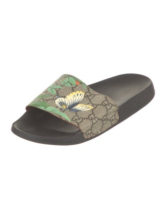 Gucci GG Supreme Slides