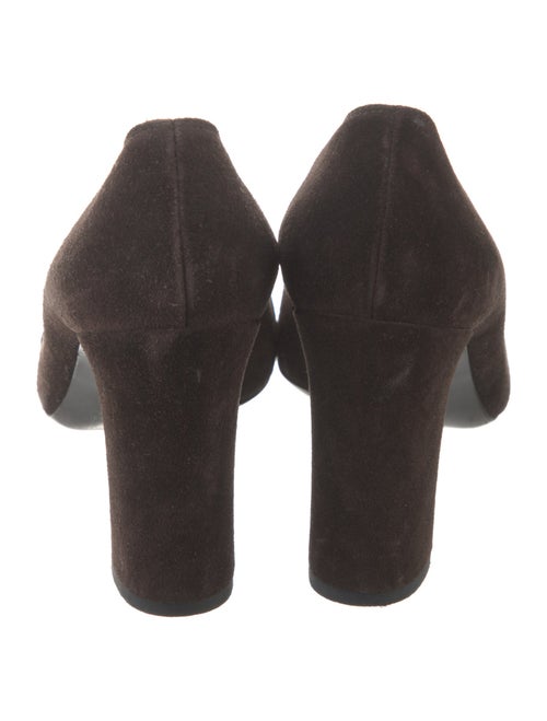 Gucci Horsebit Accent Suede Pumps