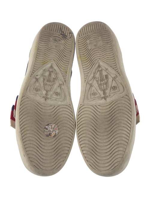 Gucci Sylvie Web Accent Satin Sneakers