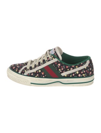 Gucci Web Accent Canvas Sneakers
