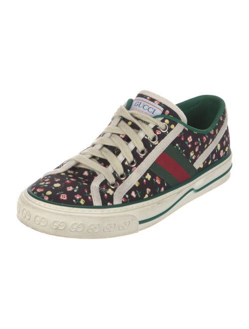 Gucci Web Accent Canvas Sneakers