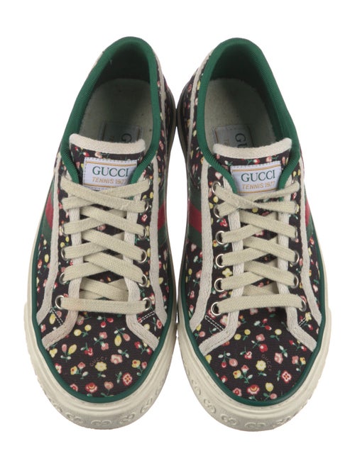 Gucci Web Accent Canvas Sneakers