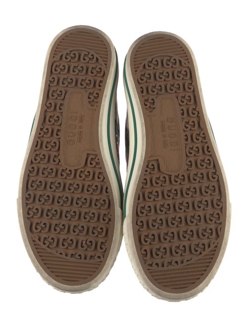 Gucci Web Accent Canvas Sneakers