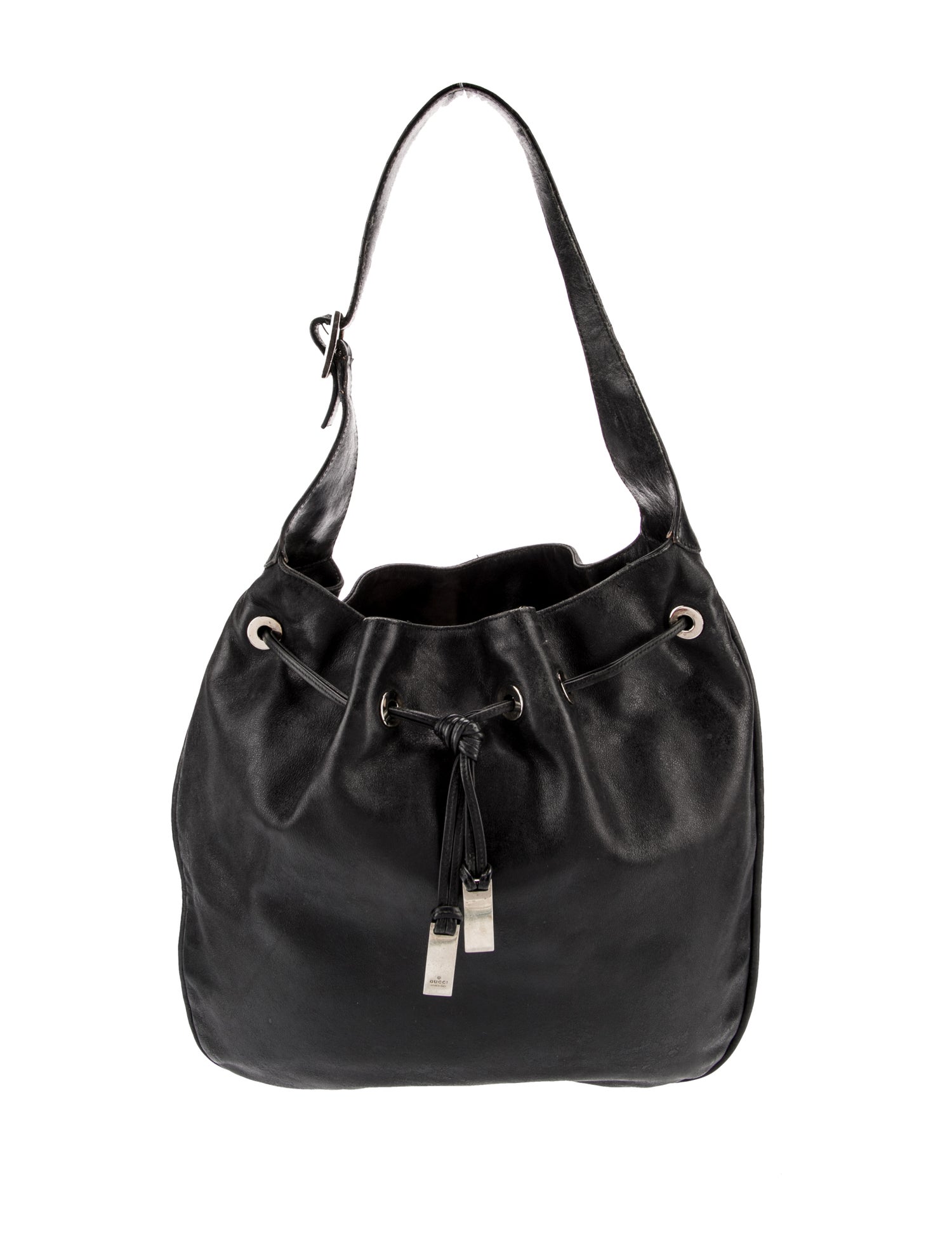 Gucci Leather Shoulder Bag Vintage