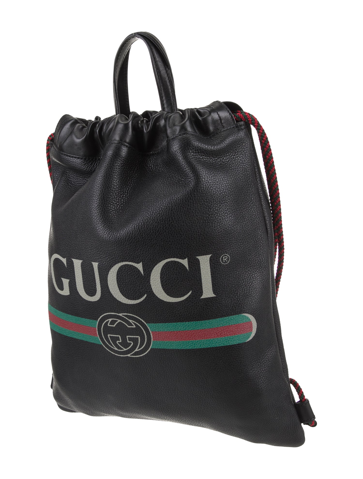 Gucci Web Logo Drawstring