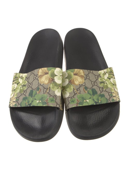 Gucci GG Supreme Rubber Slides