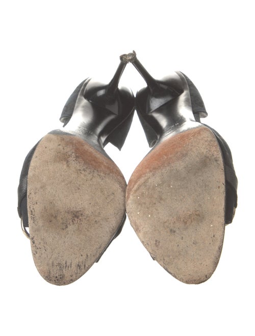 Gucci Horsebit Accent Canvas Sandals