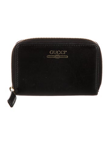 Gucci Wallets Interlocking G Logo Calfskin Compact Wallet