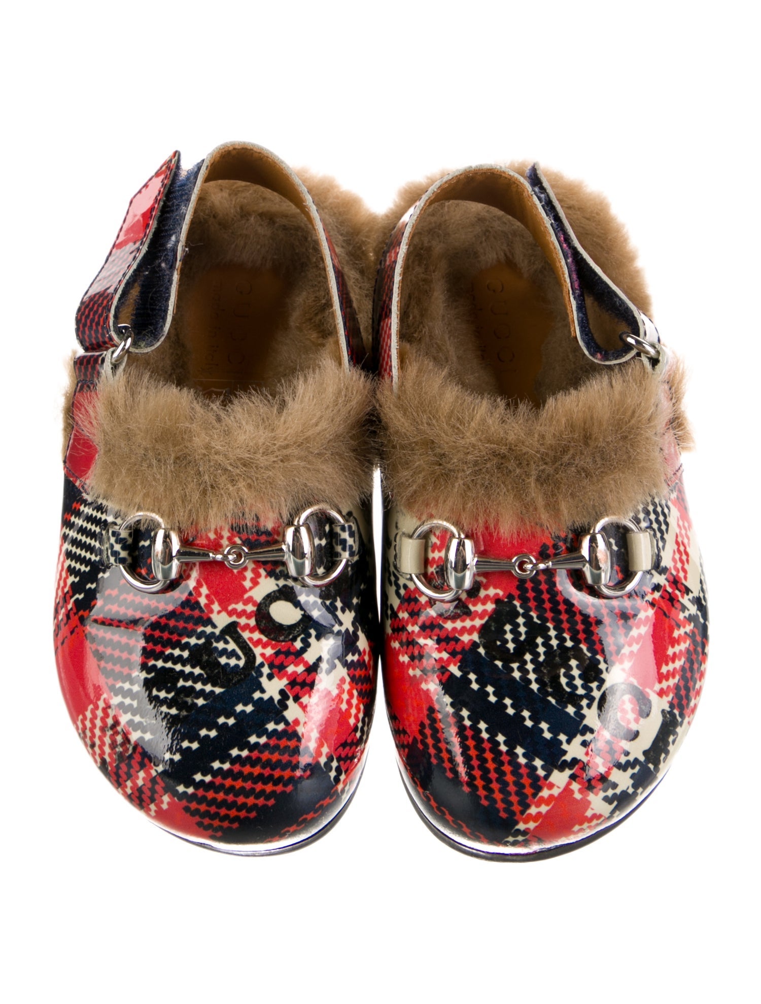 Gucci Fur Trim Mules