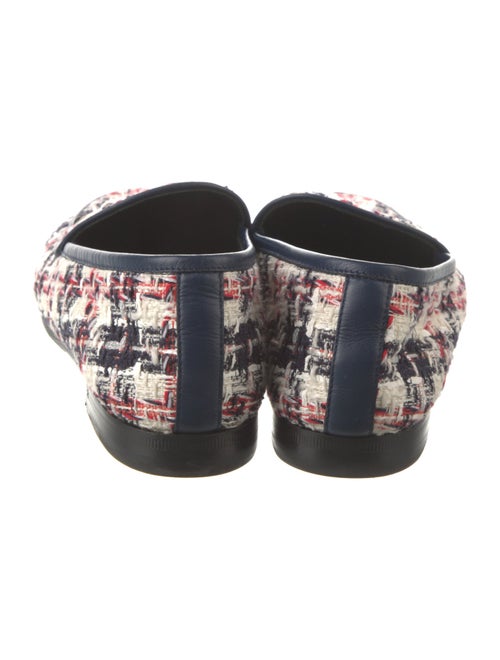 Gucci Horsebit Accent Tweed Loafers