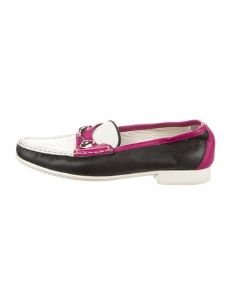 Gucci Horsebit Accent Leather Loafers