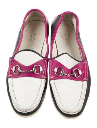 Gucci Horsebit Accent Leather Loafers