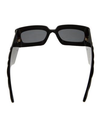 Gucci Double G Logo Square Sunglasses