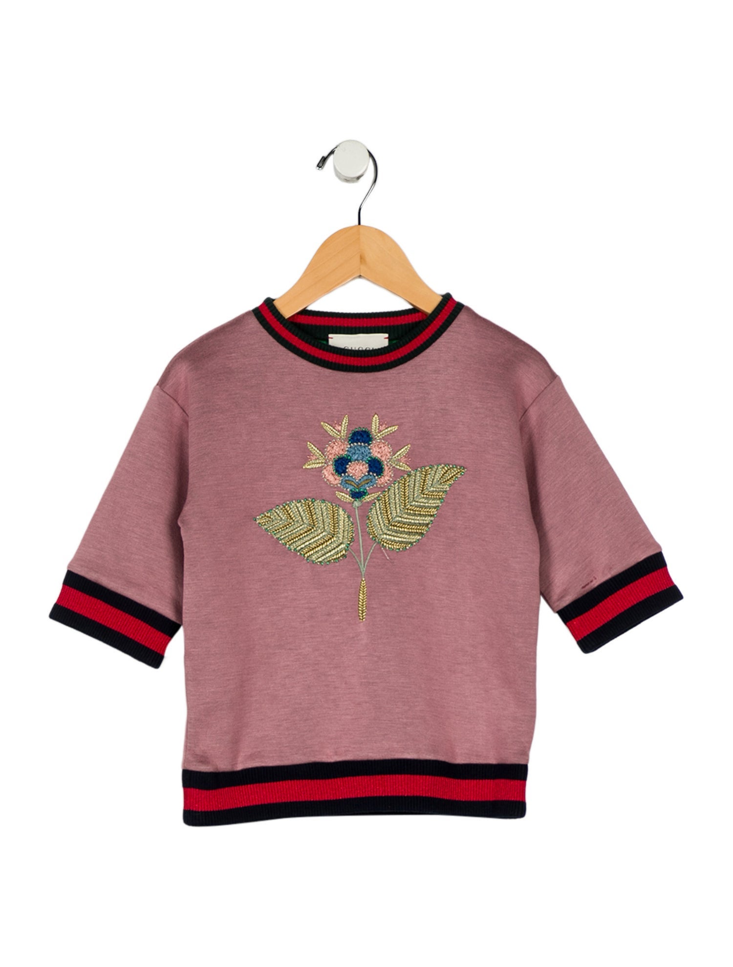 Gucci Toddler Girls' Embroider-Embellished Sweatshirt