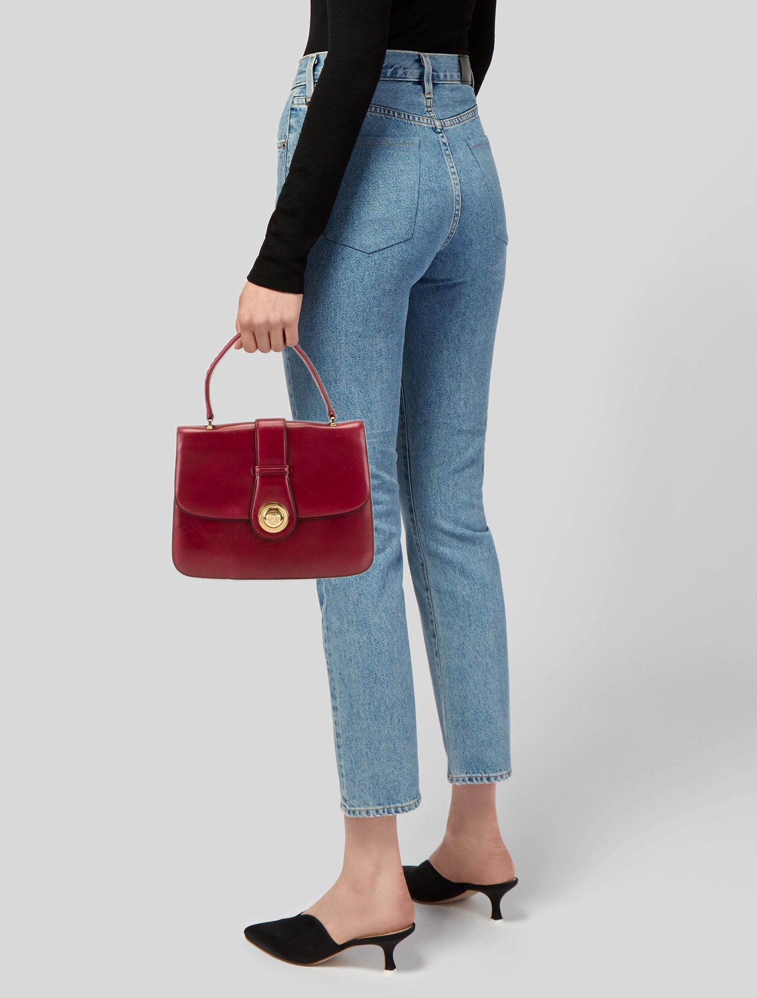 Gucci Interlocking G Top Handle Bag Vintage