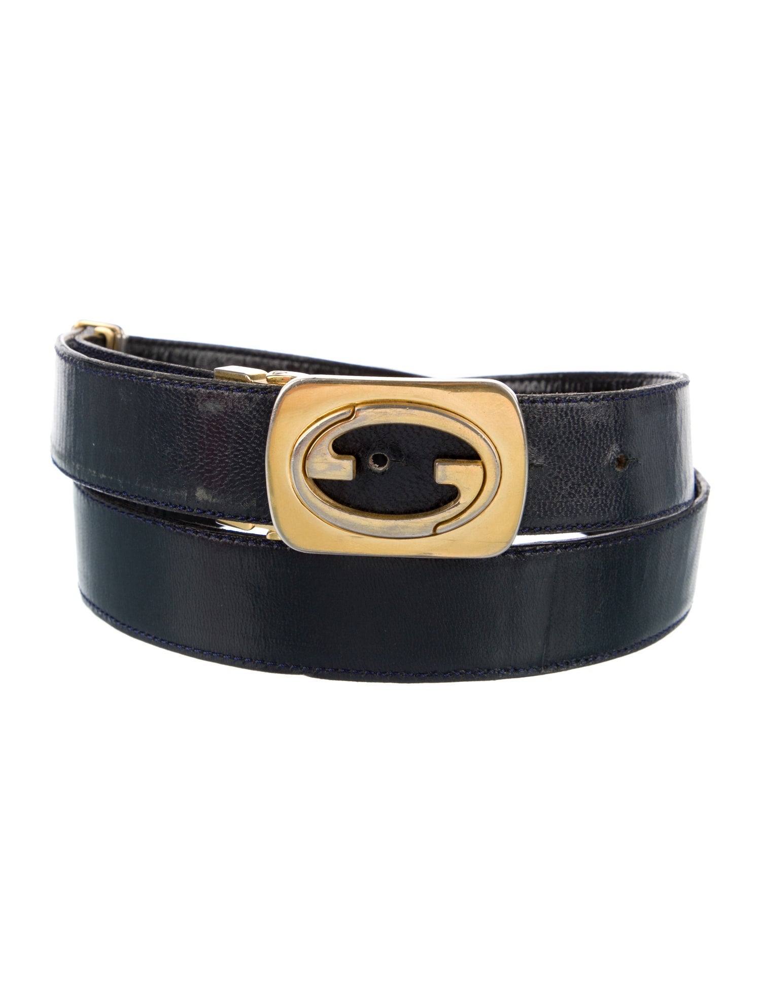 Gucci Interlocking G Logo Skinny Belt