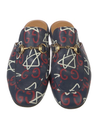 Gucci Horsebit Accent Leather Mules