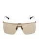 Gucci Interlocking G Logo Shield Sunglasses