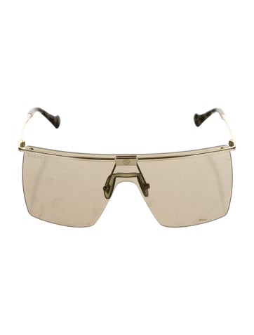 Gucci Sunglasses Interlocking G Logo Shield