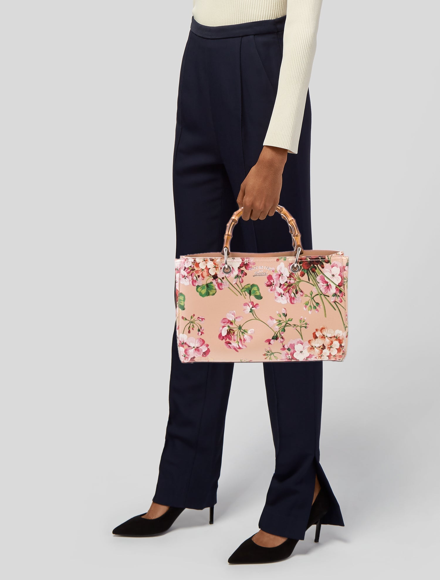 Gucci Blooms Bamboo Shopper