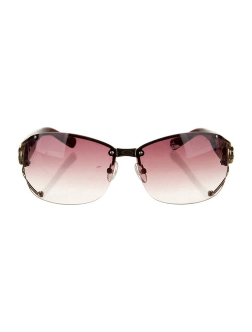 Gucci Interlocking G Logo Shield Sunglasses