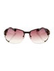 Gucci Interlocking G Logo Shield Sunglasses