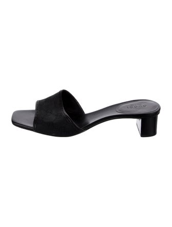 Gucci GG Canvas Canvas Slides