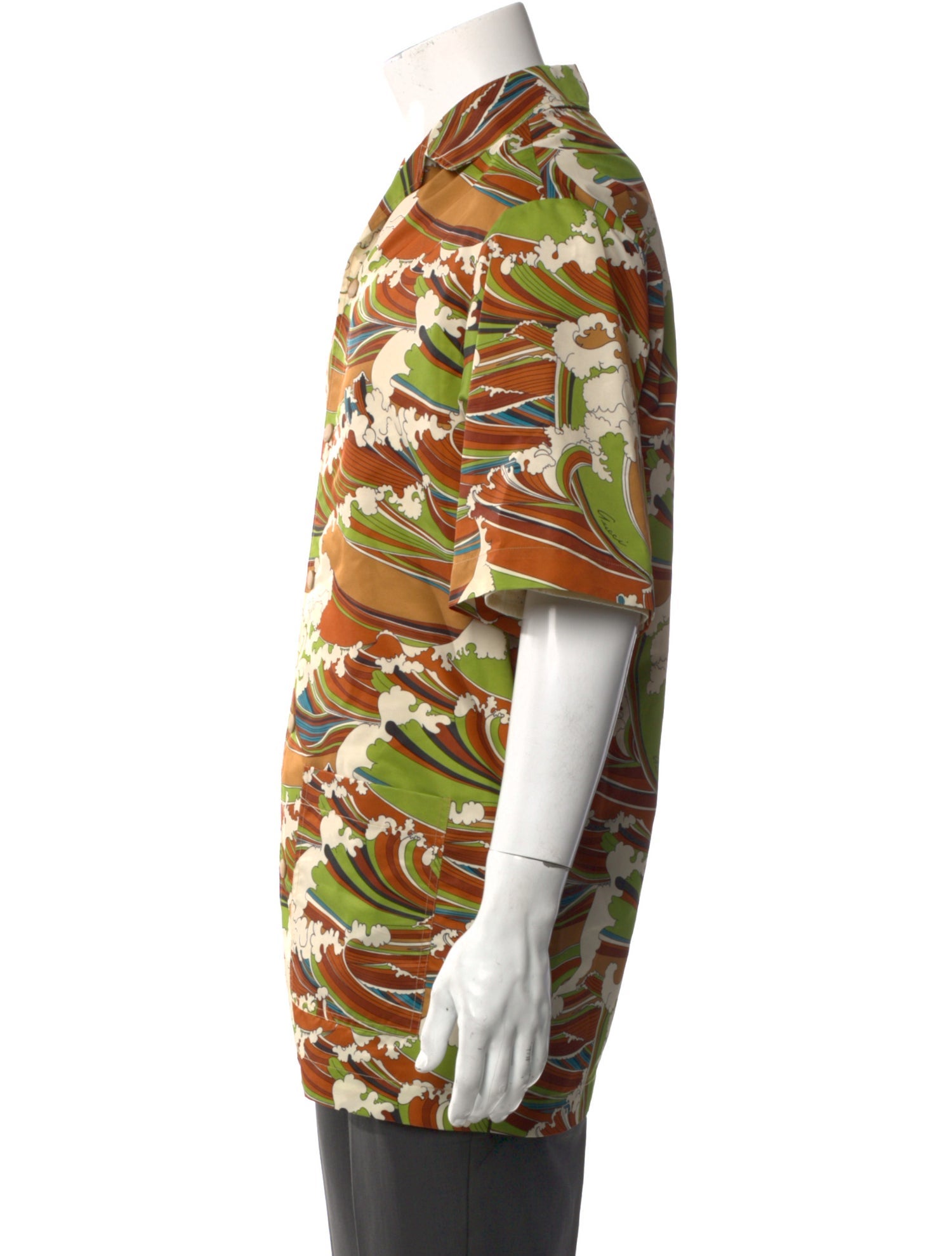 Gucci 2023 Printed Bowling Shirt w/ Tags