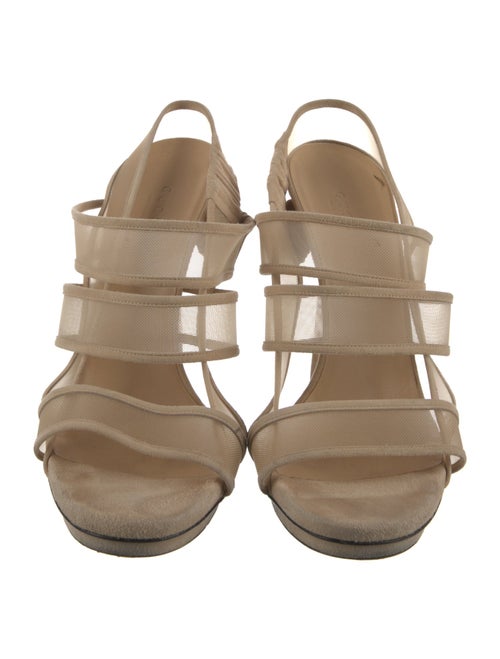 Gucci Mesh Slingback Sandals