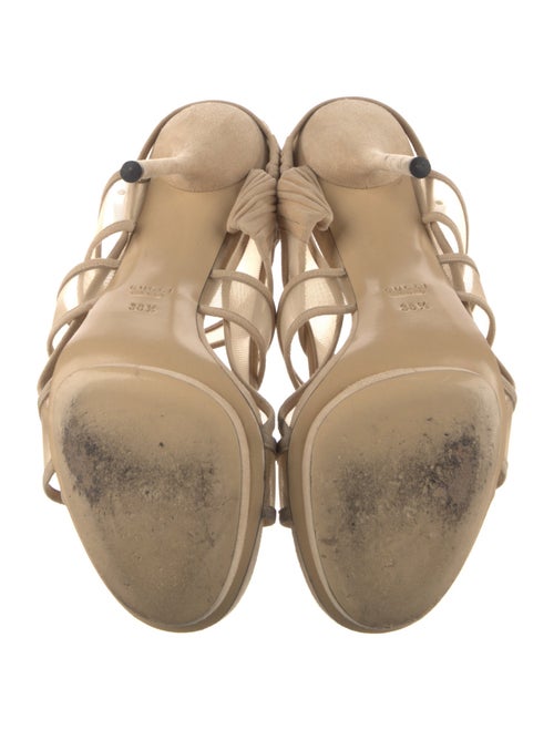 Gucci Mesh Slingback Sandals